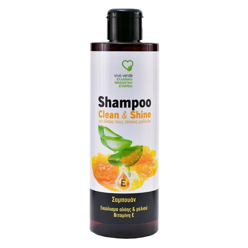 Vivo Verde Σαμπουάν Clean & Shine με Αλόη & Μέλι 250ml