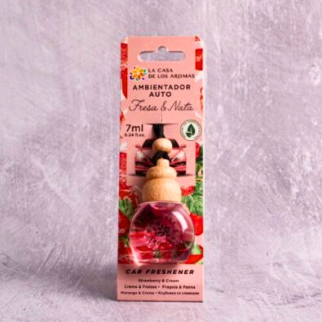 Αρωματικό Aυτοκινήτου Kρέμα & Φράουλα 7ml