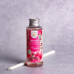 Αρωματικό χώρου με sticks Τριαντάφυλλο 100ml