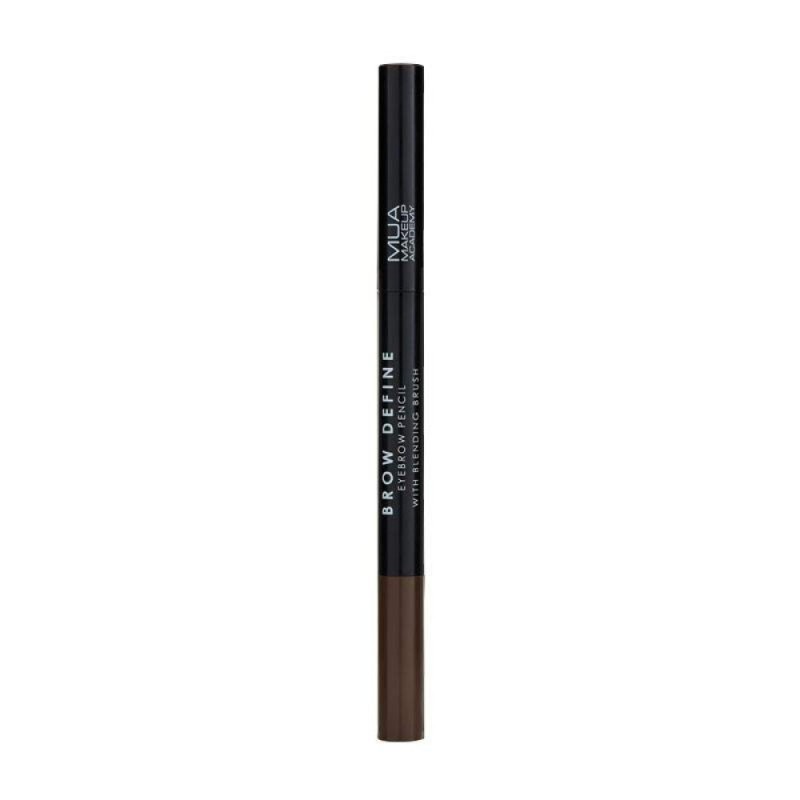 MUA Eyebrow Pencil With Blending Brush Dark Brown